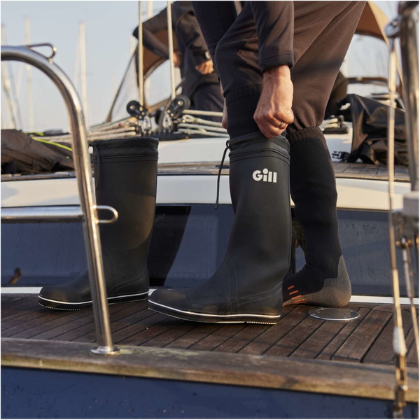 2026 Gill Tall Yachting Sailing Boots 918 - Black
